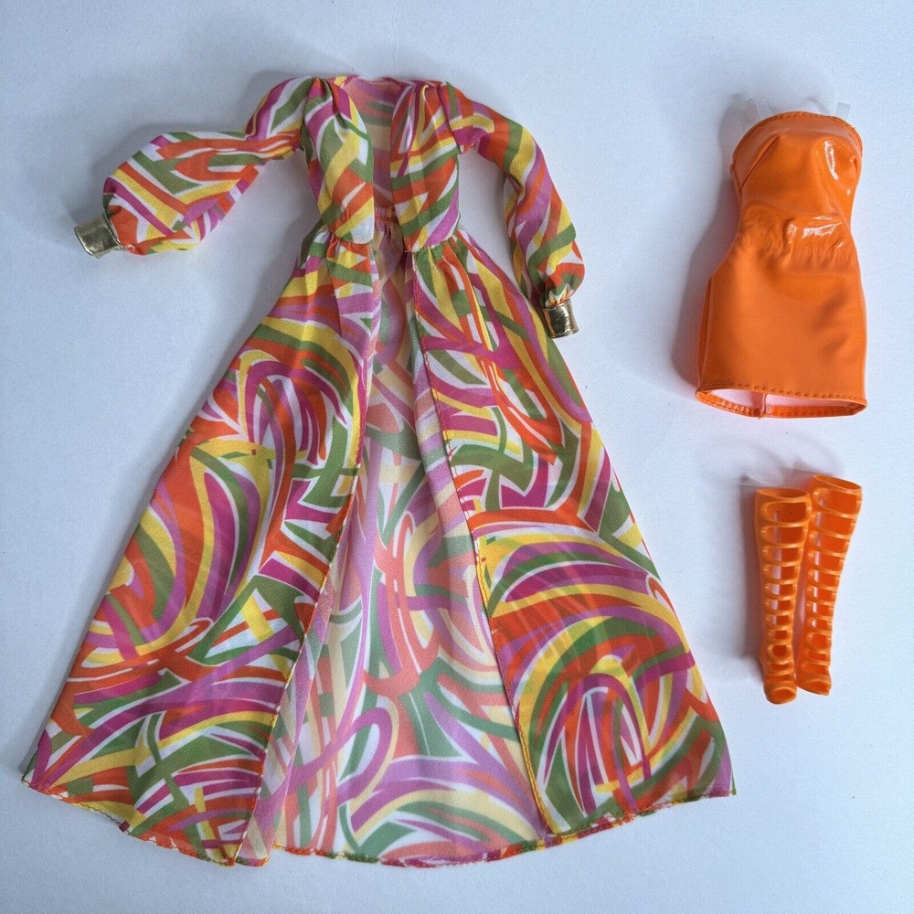 Christie 55th Anniversary Outfit ONLY Barbie Doll 2023 Coat Dress Boots